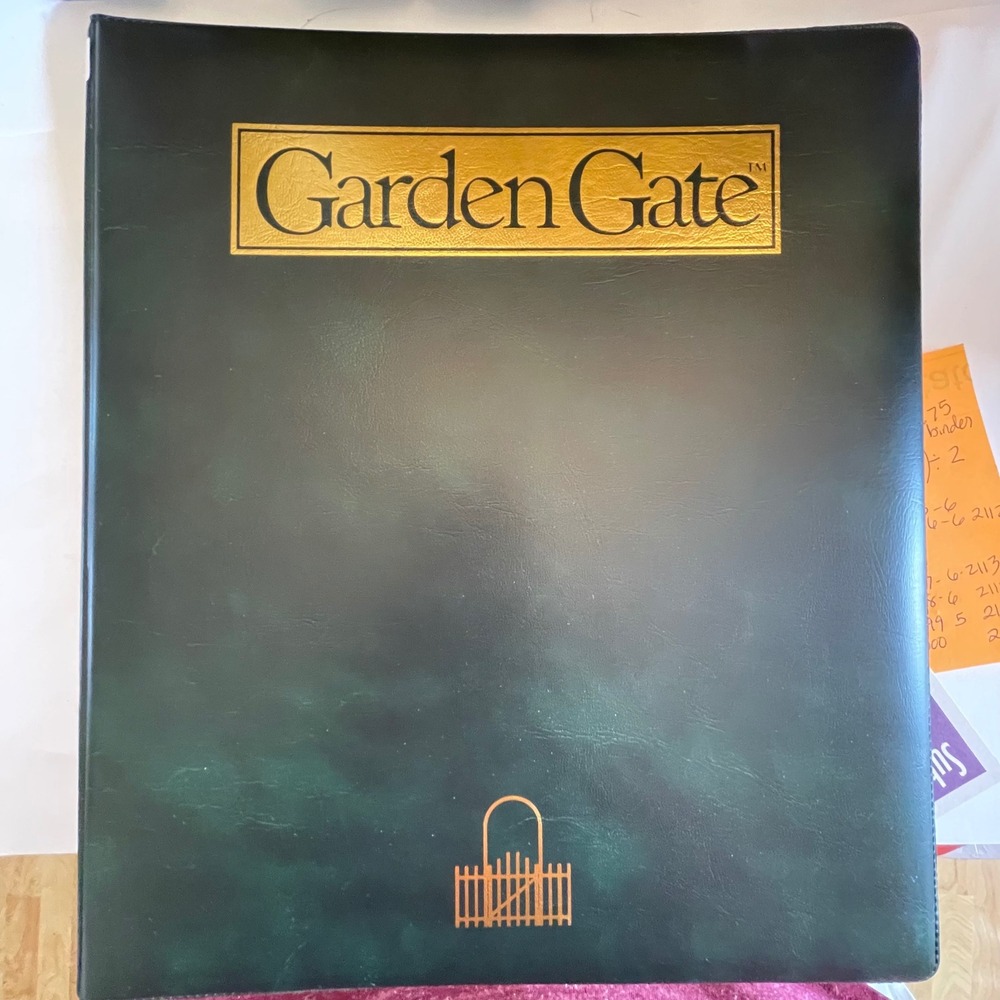 Garden Gate Magazine Collection Issues 31-36 with Binder and Index Green